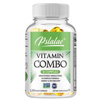 Vitaminų B kompleksas, kuriame yra vitaminų B2, B1, B3, B6, folio rūgšties, B12 ir biotino; tinka tiek vyrams, tiek moterims. 120*1