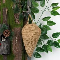Crochet Wasp Nest Decoy Faux Hornets Nest Repellent with Hook Hanging Wasp Nest Decoy Wasp Nest Trap for Patio Yard China Mainland