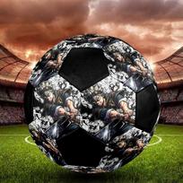 Soccer Ball Colorful Machine Stitched PVC Size 5 Team Training Competition Ready Durable High-Bounce Cool Sports Gift