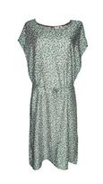 Suknelė moterims, žalia/balta, XL/XXXL