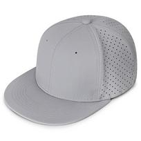 High Quality Full Closed Mens Baseball Cap Causal Solid Flat Brim Stretchy Caps Breathable 6 Panels Trucker Hat