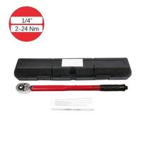 2-210N.m Torque Wrench 1/2 3/8 1/4 Precise Reversible Ratchet Torques Key Professional Bicycle Motorcycle Car Automotive Tool