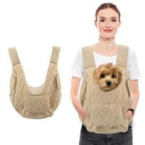 Pet Carrier Backpack Adjustable Travel Bag for Small Medium Dogs Cats Safety Strap with Removable for Camping Hiking Traveling