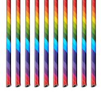 10 Pcs/Set Great Scratch-resistant Compact Air Conditioner Strips Multi Colors Vent Trims for Car įvairiaspalvis