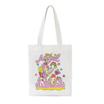 Japanese anime y2k canvas bag casual hip-hop Harajuku hip hop female shoulder bag punk ins women bag vintage letter shopper bags 24*26cm