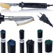 Plastiko suvirinimo rinkinys Rosfix PlasticWeld Pro 4in1 – Rankinis, 3 tipų lydmetalis, Galia 50 W