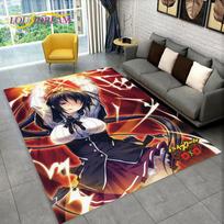 Anime High School D×D Seksualus Plotinis Kilimas, Kilimas Namų Svetainei Miegamajam Sofai Durų Kilimėlis Dekorui, Vaikų žaidimų Neslystantis Grindų Kilimėlis 3D 40x60cm(15x23in)