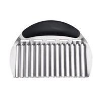 Stainless Steel Potato Cutter Crinkle Chopper for Vegetables Fruits