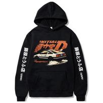 Anime Initial D Spausdinti gobtuvai Vasaros Paaugliams Laisvi Atsitiktiniai Mados Retro Laukinių Gatvės drabužiai Y2K Ilgomis Rankovėmis Vilnos S