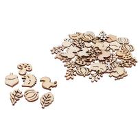50 vnt. mišrus medinis amatinis voverės lapų grybo formos ežiuko dekoras 50PCs