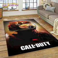 Call of Duty Karinis žaidimas Žaidėjas COD Kilimas kilimėlis Miegamojo svetainės Namų sofos dekoravimui, Vaikų žaidimų didelis dekoras Grindų kilimėlis Dovana 40x60cm( 15x23in )