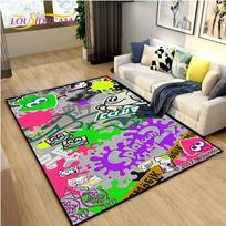 Splatoon Game Cartoon Carpet for Living Room Bedroom decor Area Rugs Kitchen Un-slip Floor Mat Alfombra Birthday gift Poster Mat 40cm x 60cm