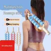 Dual-Row Muscle Massage Roller mėlyna