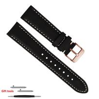 XL Ilgesnis 140+90mm Vintažinis Laikrodžio Dirželis 22mm 24mm Panerai SElKO Casio Laikrodžiams Prailginantis ir Storinantis Vyriškas Laikrodžio Dirželis 20mm-width