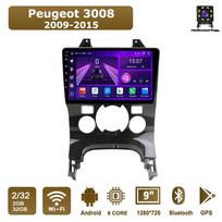 Android Car-Play Car Radio For Peugeot 3008 2009-2015 Multimedia Player Head Unit Stereo GPS Navigation BT WIFI,8 CORE ,2+32GB A juoda