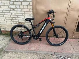 Naujas YG90B Elektrinis dviratis 1000W Didelės galios variklis 48V17AH Baterija Hidraulinis stabdys Elektrinis dviratis Suaugusiems 27,5 colio Kalnų padanga E-bike 1000W 48V 17AH juoda