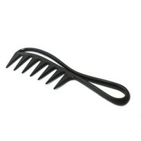Hair Comb With Fish Bone Handle Large Teeth Styling Brush For Mens Hair Styling And Haircare