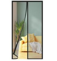 Went magnetinis durų tinklelis nuo uodų 90x210 cm, juodas