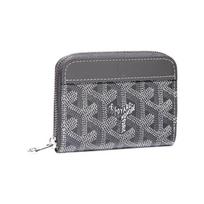 Goyard Matignon Monogram užtraukiamas piniginė monetoms Mini moteriškos piniginės Pilka MATIGNMINTY-50CL51P Basic Set (Bag+Dust Bag)