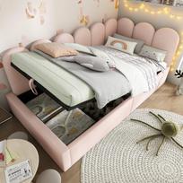 Daybed sofa-lova su hidrauline daiktadėže 90x190cm be čiužinio 1 vnt