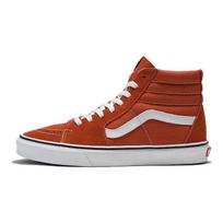 Vans Sk8-Hi Trendy Casual High Top Unisex Skate Shoes Red White VN0005U9GWP 37