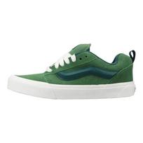 Vans Knu Skool Comfort Versatile American Retro Chunky Shoes Wear-resistant Low Top Unisex Skate Shoes Green VN000D6CCX1 39