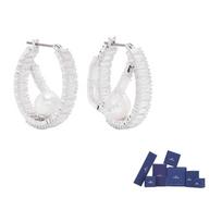 Swarovski X Ariana Grande Pearl Hoop Earings F-Original brand box