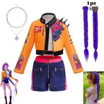 K-pop Medžiotojai Cosplay Rumi Dainininkė Hunt'trix Persirengimo Mergaičių Kostiumai Vaikų Šventė Karnavalas Size110(100-110cm)