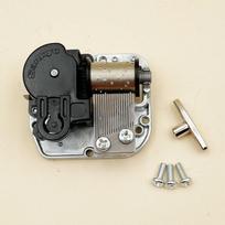 18 Note Sankyo Music Box Movement Wind up Rotating Musical Mechanism Pull String for DIY Music Box Hundreds for Choose (as the picture,Small)