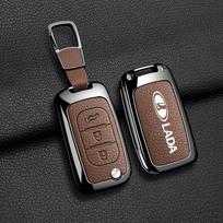 Zinc Alloy Folding Car Key Case Fob Cover For Renault For Lada Sedan Largus Kalina Granta Vesta X-Ray Xray Protect Shell Accesso