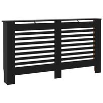Radiator Cover Black 152 x 19 x 81.5 cm MDF