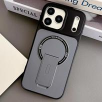Fold Magnetic Luxury Half-Wrapped Stand Holder Phone Case for 17 16 15 14 Plus 13 Pro Max Bracket Shockproof Opp Bag&For iPhone 13 juoda