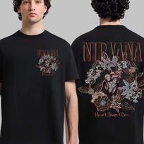 2026 Nirvana Rock Band Graphic 100 Cotton Y2K Hiphop Luxury Hawaiian Unisex Women And Men T-Shirt 4XL gray