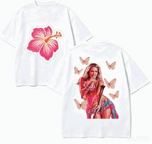 Zara Larsson Dovana T-shirt Vyrams Moterims Harajuku Oversized Unisex Trumpomis Rankovėmis Streetwear aukštos kokybės Poroms karštas produktas Patogus 4XL pink