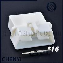 16 Pin Automotive OBD OBD2 Computer Diagnostic Detection Plug Socket Wiring Harness Connector 3A0972695A 8D0972695H for VW Aodi 16P