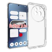 AilesTecca for Nothing Phone 3A Pro Anti-Fall TPU Gel Soft Phone Case, Camera Cutout TPU Bumper Cover for Nothing Phone Opp Bag&For iPhone 13 Pro skaidri