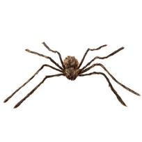 150cm Didelis voro rekvizitas Helovino dekoravimui Realistiškas pliušinis voro modelis su ilgomis kojomis patalpų ir lauko vakarėlio atmosferai One Size black