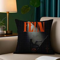 Travis Scott Cactus Jack Pillow Case Short Plush Print Cushion Cover Square Throw Pillow Covers Sofa Home Decor Peach skin 18*18(CM)-1Pcs