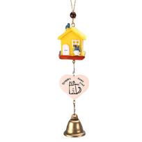 Outdoor Wind Chime with Delicate Bell Design - Perfect Hanging Ornament for Both Men and Women Adds a Charming Touch to Your (YELLOW,30cm) geltona