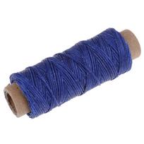 50M / ritininis odos siuvimas plokščiu vaškiniu siūlu vaško styga, rankinis susiuvimas 150D Royal blue
