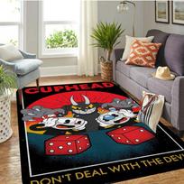 Cuphead Kilimėlis Vonios Įėjimas Durų Kilimėlis Vonios Vidaus Grindų Kilimai Sugeriantis Kilimėlis Neslystantis Virtuvės Kilimėlis Namams Dekoratyvus 40x120cm gray