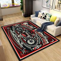 Didelis retro vintažinio motociklo kilimėlis, kilimas svetainės miegamojo sofai, virtuvės vonios kilimėlis, neslystantis grindų kilimėlis, dovana 40x60cm