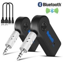 Portable Wireless Receiver Bluetooth Car Kit Speaker Receiver Bluetooth Auxiliary AUX Receiver Stereo Output Music Streaming Sound System Transmitter juoda