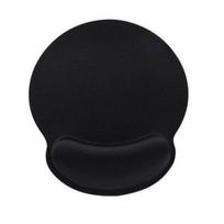 Rubber Memory Foam Wrist Rest Mouse Pad Extra Thick Non-Slip Base Wear Resistant Ergonomic Keyboard Mouse Wrist Support Pad B black