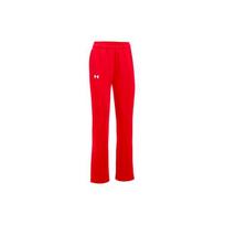Under Armour Fleece Tiesios kojos Sportinės kelnės Moteriškos kelnės Raudonos 1300267-600 M red