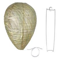 Vapsvų lizdo muliažas Kabantis bičių atbaidymo popierinis žibintas 22*28CM Atbaidykite bičių avilį šviesiai žydros spalvos