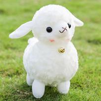26CM DIDELĖ Ananaso Alpakos Miego Pagalvės Lėlė Iškamša Kawaii Balta Avies lėlė Festivalio Dovanos Vaikui Gimtadienio Kalėdinė Dovana 26CM