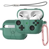 for Airpods Pro 3/Pro 2/4 Case Cover Game Console Design AirPod 4 Case Silicone Protective Cover For Apple AirPods Pro 3/Pro 2 for Airpods Pro 3 žalia