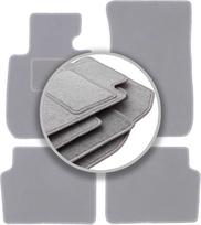 Gray car mats for: BMW 3 E90 sedan (2004-2011)