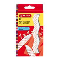 Herlitz Kvadratinis kreida balta 12 vienetų (214018)
